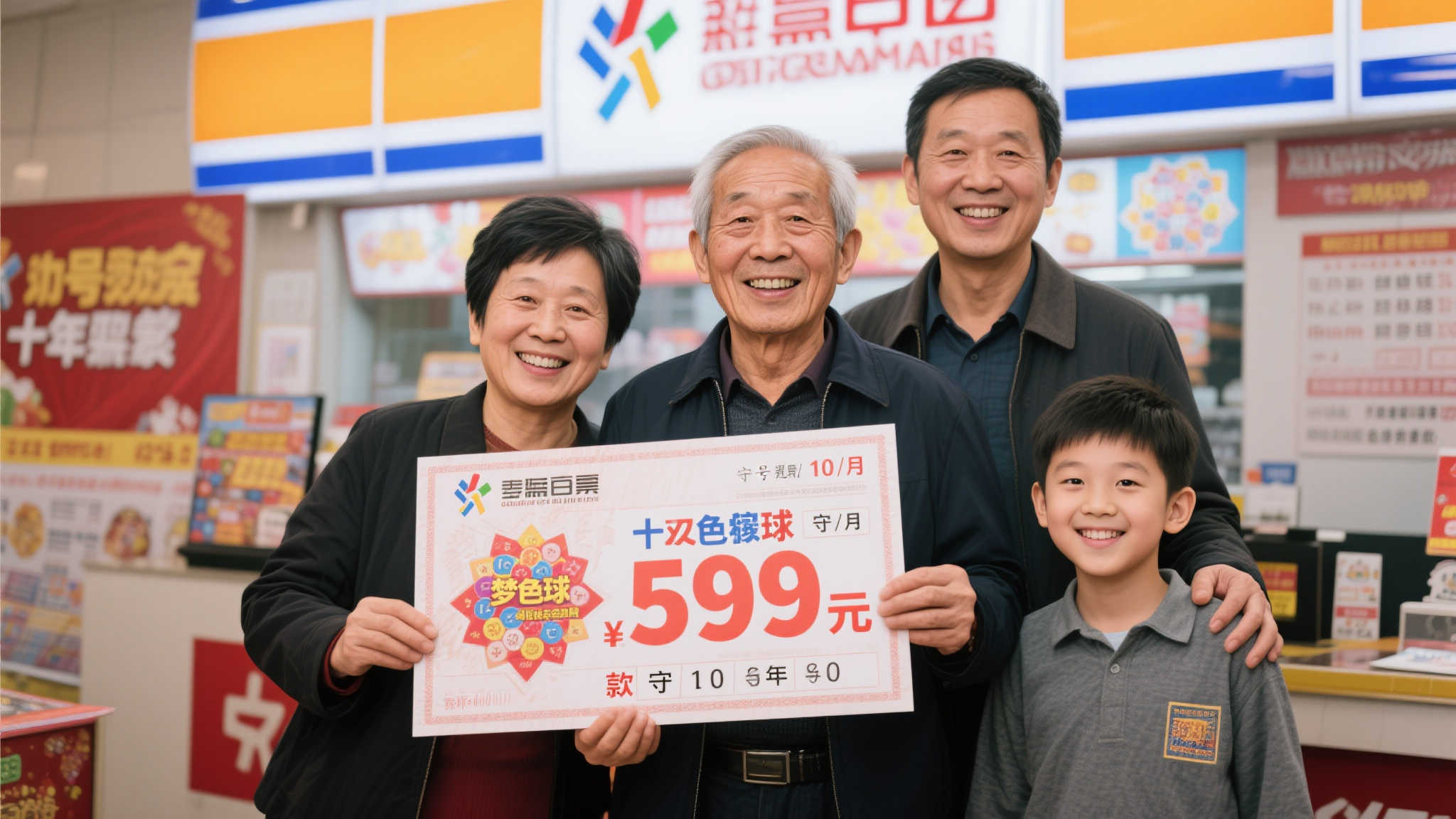 老彩民坚持守号10年喜中双色球599万:奖金助力儿子清房贷 引言:十年坚守换来百万大奖,梦想照进现实