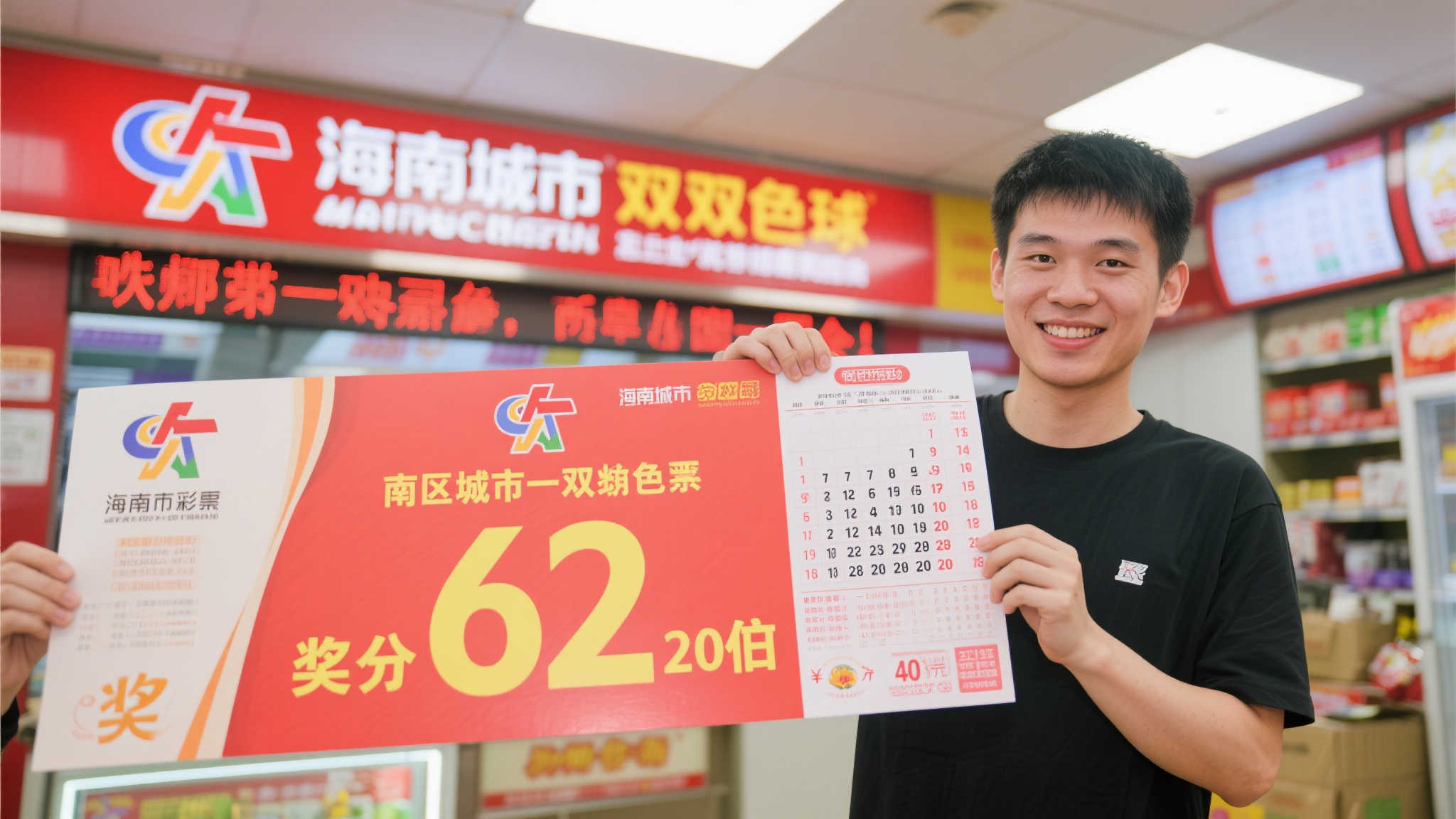 “年轻小伙20倍投中双色球62万 遗憾与1个亿擦肩而过” 这位年轻小伙来自南方某城市,平时是个普通