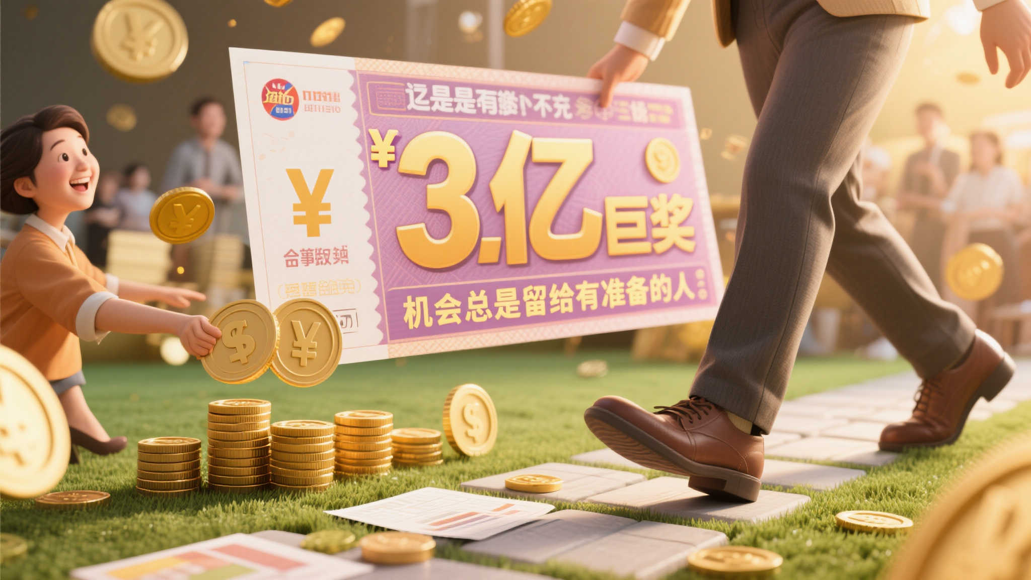 此外，不管有没有“3亿巨奖”这样的好运，